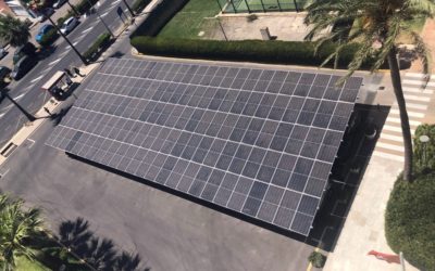 Instalación fotovoltaica en MARQUESINA de 30 ml