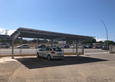 Instalación fotovoltaica y marquesina para CAFÉ RICO (Mallorca)